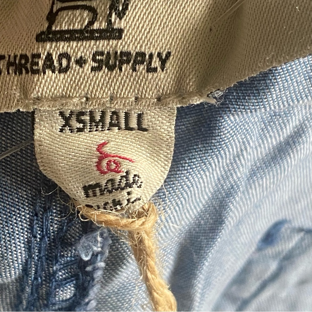 Thread & supply pants juniors Womens size XS Blue Joggers - Picture 6 of 8